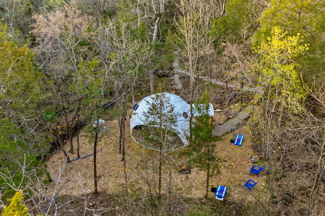 Unique Geodesic Dome Retreat w/ Private Bathhouse & Lake Access