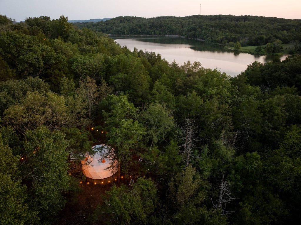 Unique Geodesic Dome Retreat w/ Private Bathhouse & Lake Access
