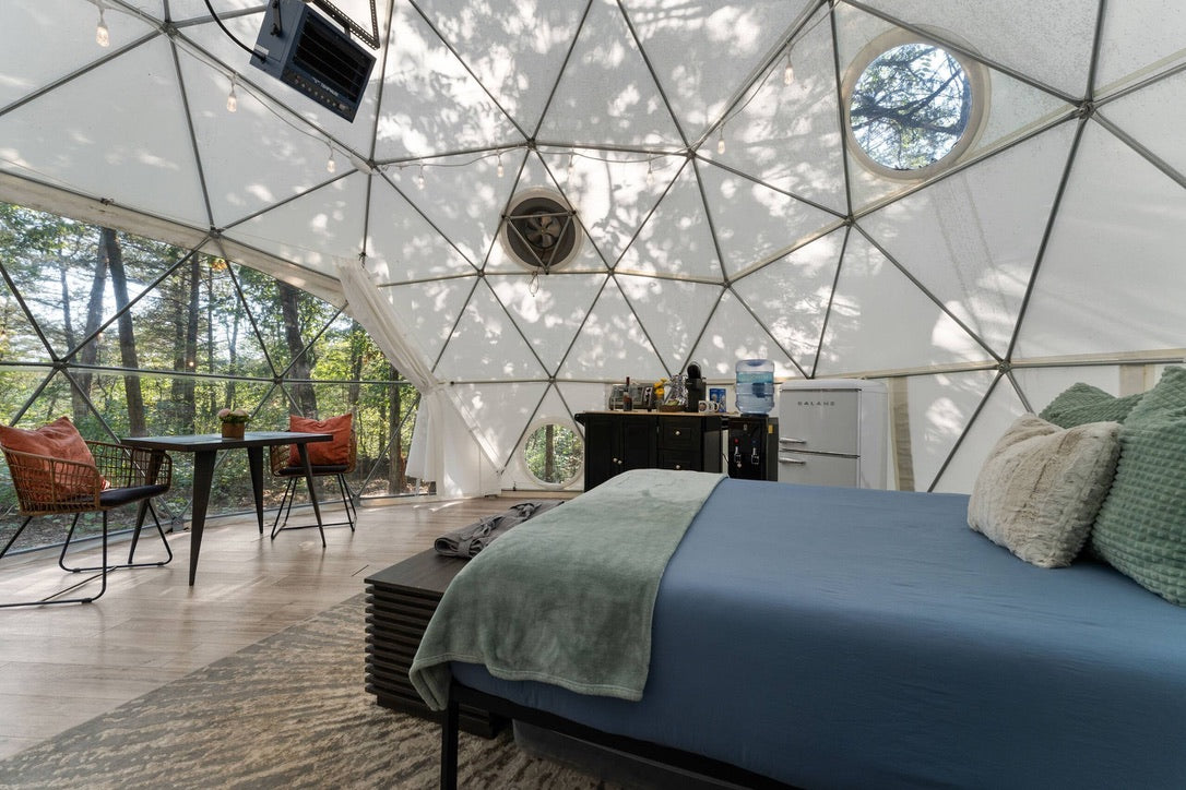Unique Geodesic Dome Retreat w/ Private Bathhouse & Lake Access