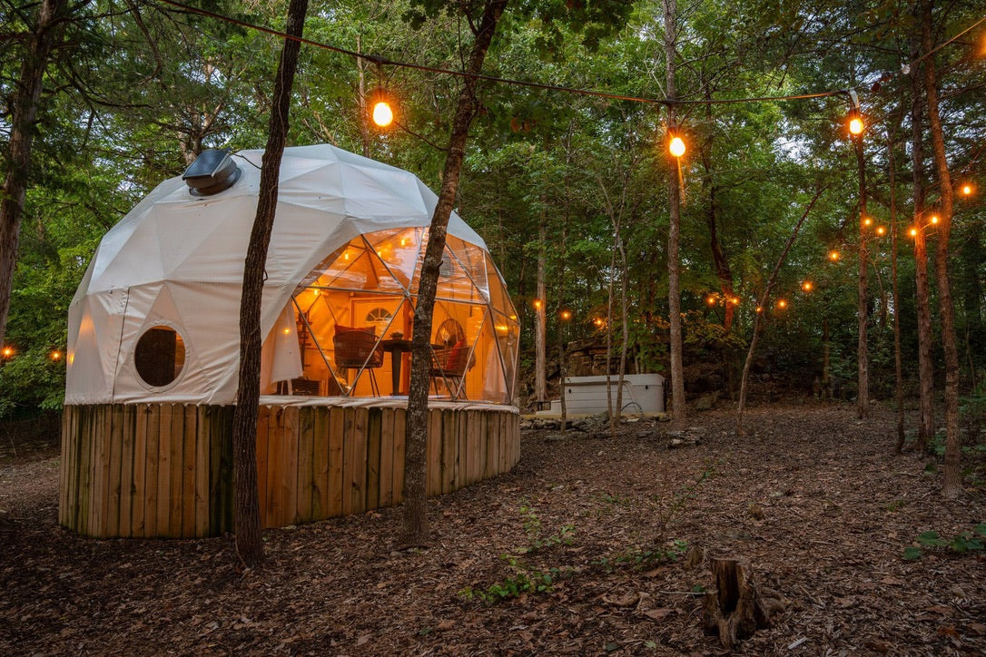 Unique Geodesic Dome Retreat w/ Private Bathhouse & Lake Access
