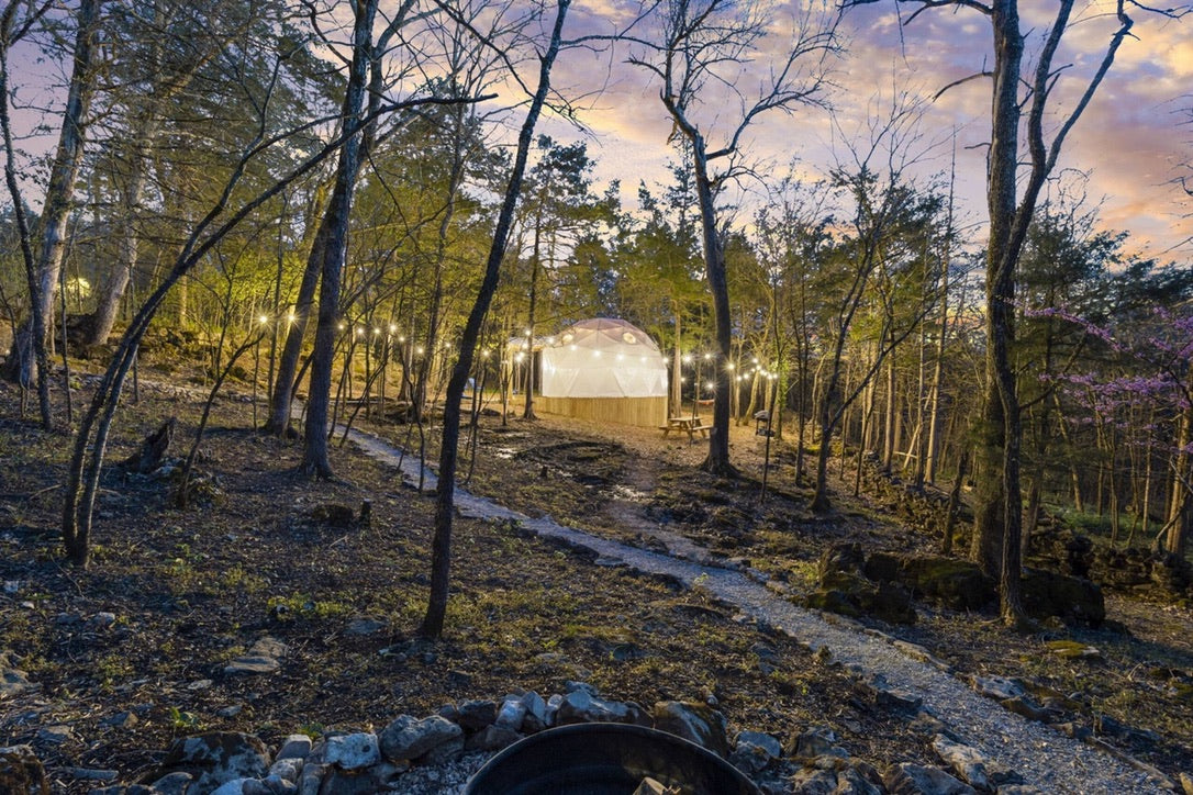 Unique Geodesic Dome Retreat w/ Private Bathhouse & Lake Access