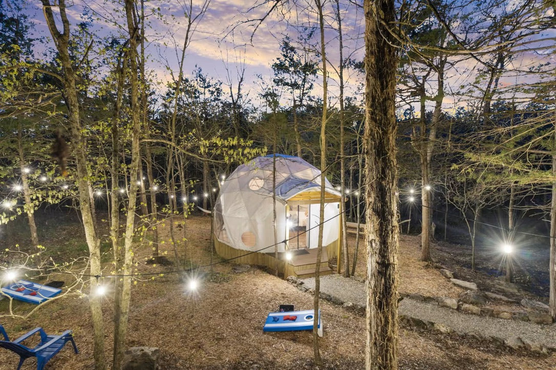Unique Geodesic Dome Retreat w/ Private Bathhouse & Lake Access