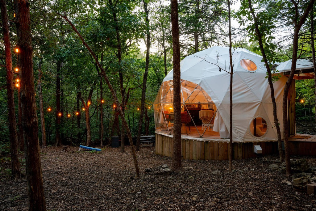 Unique Geodesic Dome Retreat w/ Private Bathhouse & Lake Access